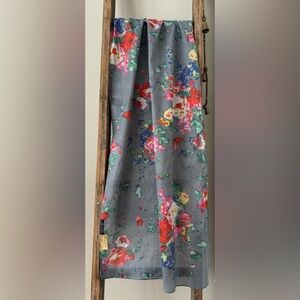 Organic Cotton Abstract Floral Scarf